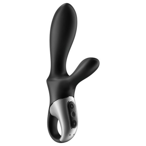 Satisfyer Heat Climax+ - okos, melegítő anál vibrátor (fekete)