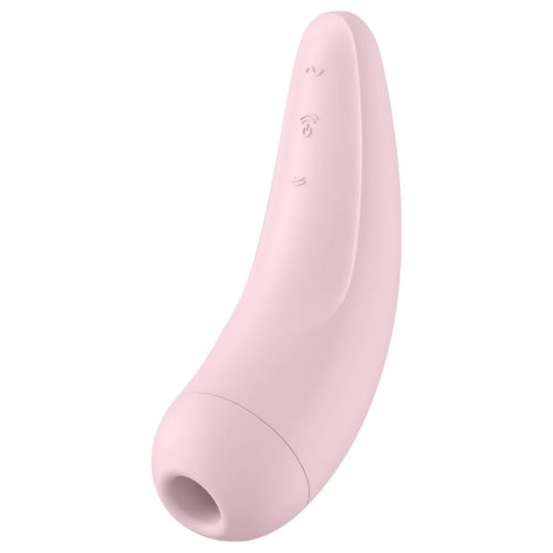 Satisfyer Curvy 2+ - okos léghullámos csiklóizgató (pink)