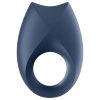 Satisfyer Royal One – App-vezérelt vibrációs péniszgyűrű, férfiaknak (kék)