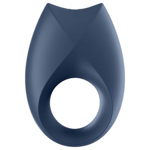 Satisfyer Royal One – App-vezérelt vibrációs péniszgyűrű, férfiaknak (kék)