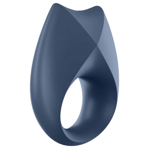 Satisfyer Royal One – App-vezérelt vibrációs péniszgyűrű, férfiaknak (kék)