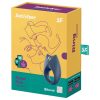 Satisfyer Royal One – App-vezérelt vibrációs péniszgyűrű, férfiaknak (kék)