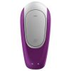 Satisfyer Double Fun - okos párvibrátor (lila)