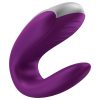 Satisfyer Double Fun - okos párvibrátor (lila)