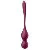 Satisfyer Love Birds Vary - okos, variálható gésagolyó (piros)