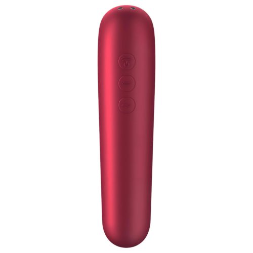 Satisfyer Dual Love - okos hüvelyi és csikló vibrátor (piros)