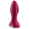Satisfyer Rotator Plug 2 - akkus, gyöngyös anál vibrátor (piros)