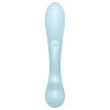 Satisfyer Triple Oh - akkus, csiklókaros vibrátor (kék)
