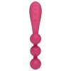 Satisfyer Tri Ball 1 - akkus, multifunkciós vibrátor (piros)