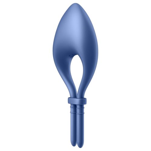 Satisfyer Bullseye - okos vibrációs péniszgyűrű (kék)
