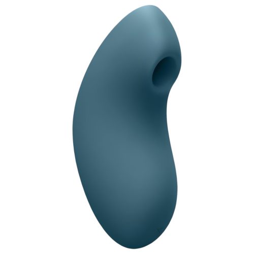 Satisfyer Vulva Lover 2 - akkus léghullámos csikló vibrátor (kék)