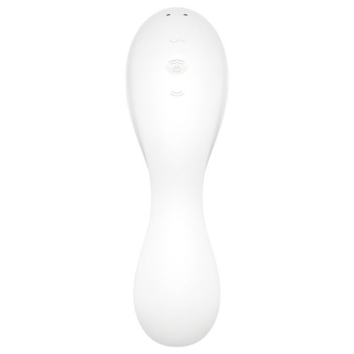 Satisfyer Curvy Trinity 5+ - okos 2in1 vibrátor (fehér)