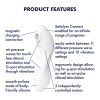 Satisfyer Curvy Trinity 5+ - okos 2in1 vibrátor (fehér)