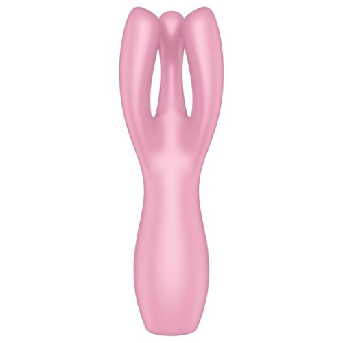 Satisfyer Threesome 3 - akkus csikló vibrátor (pink)