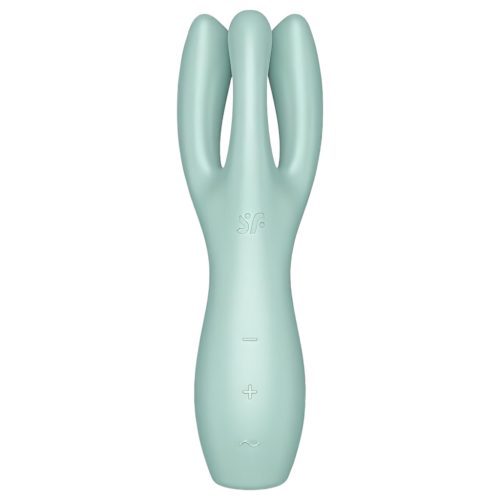Satisfyer Threesome 3 - akkus csikló vibrátor (menta)