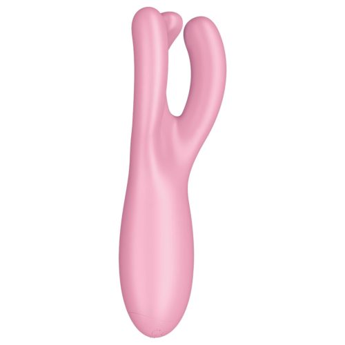 Satisfyer Threesome 4 - okos csikló vibrátor (pink)