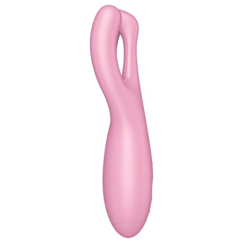 Satisfyer Threesome 4 - okos csikló vibrátor (pink)