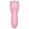 Satisfyer Threesome 4 - okos csikló vibrátor (pink)