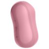 Satisfyer Cotton Candy - léghullámos csikló vibrátor (korall)