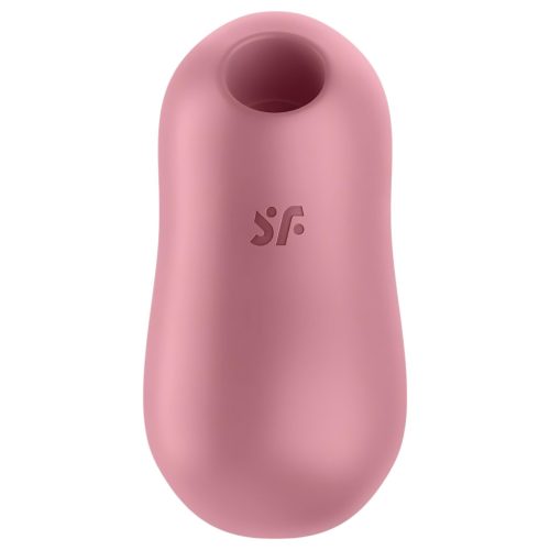 Satisfyer Cotton Candy - léghullámos csikló vibrátor (korall)