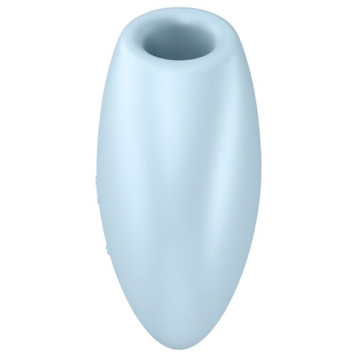 Satisfyer Cutie Heart - akkus léghullámos csikló vibrátor (kék)