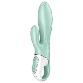   Satisfyer Air Pump Bunny 5 - okos pumpálható vibrátor (menta)