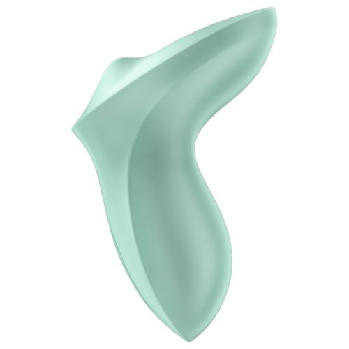 Satisfyer Exciterrr - forgó gyöngyös csikló vibrátor (zöld)