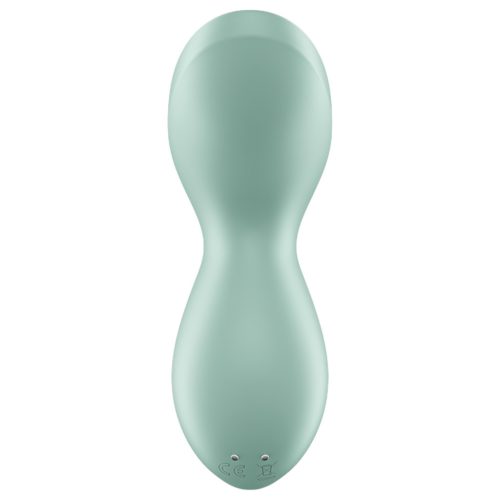 Satisfyer Exciterrr - forgó gyöngyös csikló vibrátor (zöld)