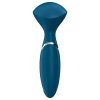 Satisfyer Mini Wand-er - vízálló masszírozó vibrátor (kék)