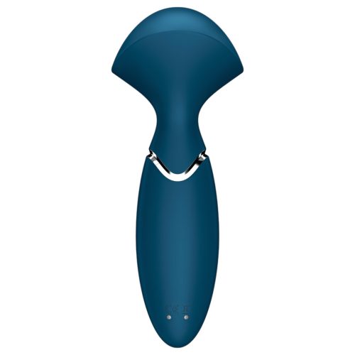 Satisfyer Mini Wand-er - vízálló masszírozó vibrátor (kék)
