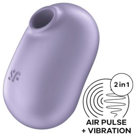   Satisfyer Pro To Go 2 - akkus, léghullámos csiklóizgató (viola)