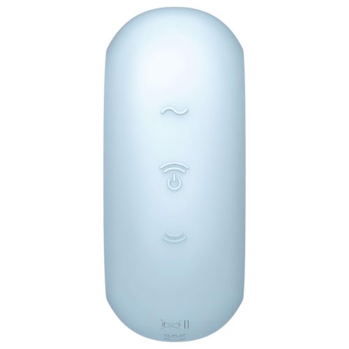 Satisfyer Pro To Go 3 - akkus, léghullámos csiklóizgató (kék)