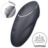 Satisfyer Tap & Climax 1 - 2in1 csikló vibrátor (fekete)