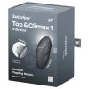 Satisfyer Tap & Climax 1 - 2in1 csikló vibrátor (fekete)