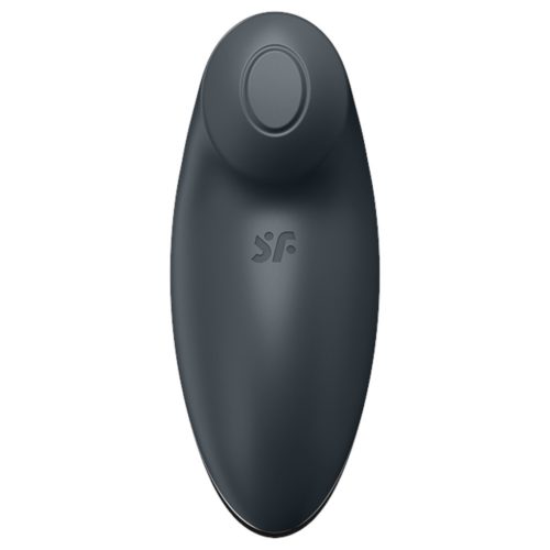 Satisfyer Tap & Climax 2 - 2in1 csikló vibrátor (szürke)