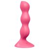 Satisfyer Triple Ball-R - gyöngyös análvibrátor (pink)