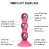 Satisfyer Triple Ball-R - gyöngyös análvibrátor (pink)