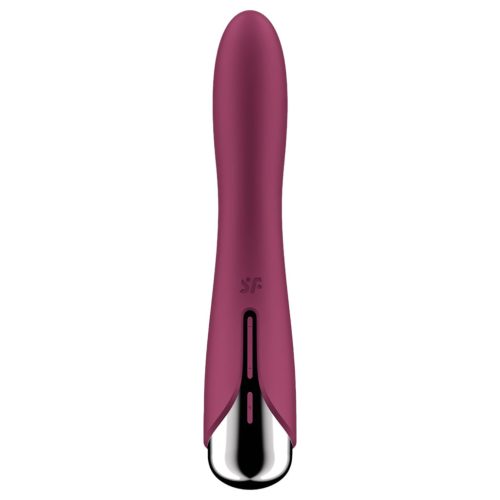 Satisfyer Spinning Vibe 1 - forgó fejes G-pont vibrátor (piros)