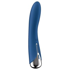   Satisfyer Spinning Vibe 1 - forgó fejes G-pont vibrátor (kék)