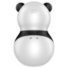 Satisfyer Pocket Panda - léghullámos csiklóizgató (fekete)