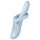 Satisfyer Heat Flex 4 - melegítő csiklókaros vibrátor (ezüst)