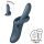 Satisfyer Heat Flex 4 - melegítő csiklókaros vibrátor (szürke)
