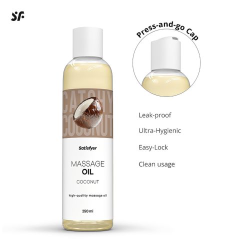 Satisfyer - masszázsolaj - kókusz (250ml)