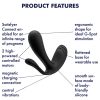 Satisfyer Top Secret+ - 3 ágú, hordható vibrátor (zöld)