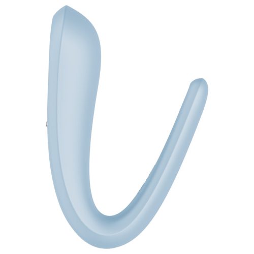 Satisfyer Double Classic - párvibrátor (kék)