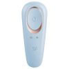 Satisfyer Double Classic - párvibrátor (kék)