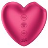 Satisfyer Cutie Heart - léghullámos csiklóizgató (pink)