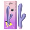ROMP Pulse - G-pont vibrátor léghullámos csiklóizgatóval (lila)