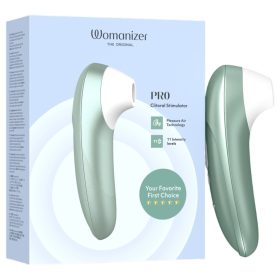 Womanizer Pro - léghullámos csiklóizgató (zöld)