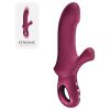 / Fun Factory Bi Stronic Curve - lökő vibrátor csiklókarral (piros)